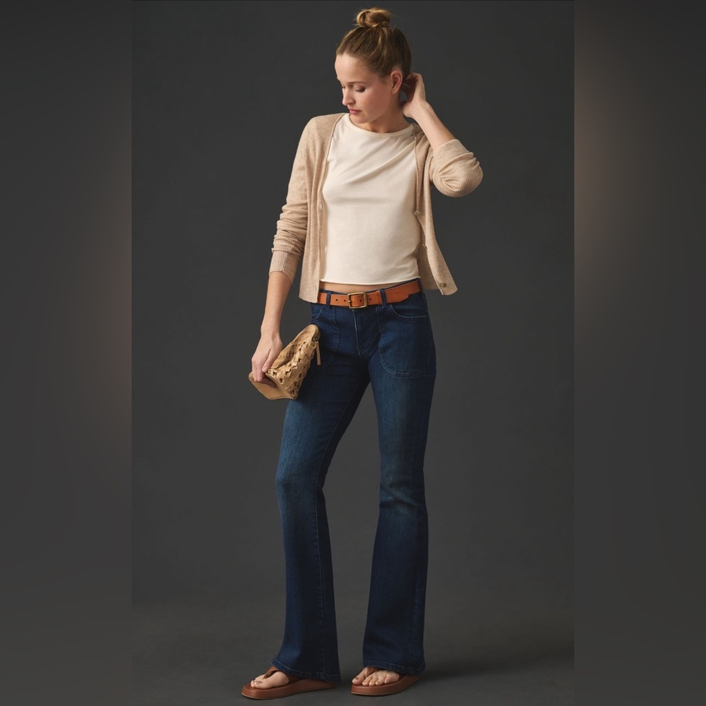 Pilcro The Icon Low-Rise Flare Jeans